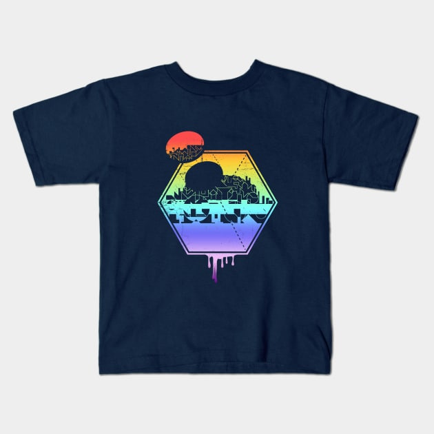 Lost Signal Kids T-Shirt by Leocan